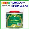 ITALCHIMICI DI FOLIGNO Gommalacca gomma lacca liquida pronta per restauro legno mobili antichi 0,750ml