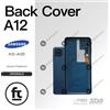 SAMSUNG SCOCCA POSTERIORE ORIGINALE A12 A125 BLU COVER RETRO