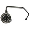 OGGETTISTICA Appendiborsa con Orologio e Strass M231 colore Silver Brunito Laminato Argento