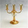 DlmBomboniere 24567 Bomboniere Candeliere in vetro con farfalla in cristallo (kit 6 pezzi)