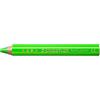 STAEDTLER Matita colorata 3 in 1 Noris junior colorata, cera e acquerello, verde fluo, extra infrangibile, ideale per bambini, per molte superfici, 6 matite colorate in verde fluo, 140-F5