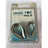 Masidef 2 redance ø 6mm per scorrimento funi metalliche in acciaio inox A4 per cavo