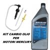 Mercury Quicksilver olio piede L.1 SAE 80W90 fuoribordo+pompa cambio olio tanica