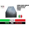 Lamiera Ondulata Zincata kit Foglio Metallico 200X90 Copertura Tettoia Tetto