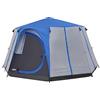 Coleman Tenda Octagon 8 con vista panoramica a 360°, struttura stabile in acciaio, telo da terra cucito, 100% impermeabile - 2000030279, Blu