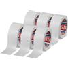 tesa UK Tesapack 4313 00004-10 - Nastro di carta per pacchi e cartone, 6 rotoli da 50 m x 50 mm, 6 x 50 mm, colore: Bianco
