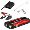 Einhell Avviatore emergenza - Power Bank CE-JS 8/1 | 12 V | batteria LiPo | 3x 2500 mAh | avviamento emergenza | indicatore di carica | 12 V/200 A | cavi di avviamento | 2x USB