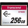 Transcend Cfast 2.0 Cfx650 256gb Memory Card Nero,Argento