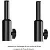 PROEL COPPIA adattatori (2pz) per casse FBT JOLLY 8 foro da 25mm asta da 35mm
