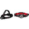 Ledlenser H7R Core Torcia frontale LED, 1000 lumen, ricaricabile con batteria al litio & H8R Torcia frontale LED, ricaricabile con batteria al litio 18650, 600 lumen, messa a fuoco regolabile