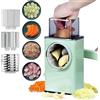 Affettatrice manuale a manovella multifunzione affetta taglia verdure