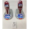 Telecom Telefono Cordless Telecom Aladino Slim 4 Vivavoce Rubrica Rosso Duo