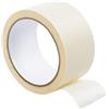 Clairefontaine 975160C - Rouleau Adhésif - Ruban Masking Tape Blanc Cassé Adhésif - 4,8 cm x 50 m - Ø 30 mm - Utile pour la Peinture - Se déchire facilement à la Main