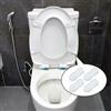 4Pcs Universale Sedile del Water Coperchio Paraurti Distanziatori di