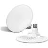 UppyTech Lampada lampadina led ufo circolare soffitto 50w luce fredda 6500 K bulbo e27