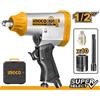 INGCO Avvitatore Aria Compressa Professinale INGCO + 10 Bussole da 1/2" in Valigetta