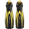 Mares Excite, Pinne da Immersione con Scarpetta Aperta, Adulto, Giallo, S 37 e 40