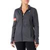 Macron Run Fcc Aura 3D Stretch Full Zip Sweater Woman Mgry/Ncor Felpa Running Donna
