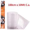 brixo Pluriball Rotolo telo H 100 Cm Lunghezza 10Mt circa Bolle D' Aria Imballaggio