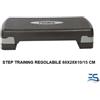 Toorx Step gradino TRAINING cm 68x28 h. 10/15cm regolabile antiscivolo aerobica