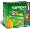 DIAVOLINA SPAZZACAMINO PELLET 1,5kg DISTRUGGE FULIGGINE E INCROSTAZIONI