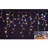 Tenda luminosa prolungabile sfalsata 150 Led con flash bianco caldo 5x70x30m