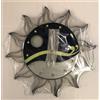 eisa OROLOGIO DA PARETE MURO SOLE IN METALLO CM 40 piccoli difetti come da foto
