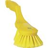 Vikan Hygiene 4167-6 Ergo hand brush,yellow, soft/split, 330mm /6