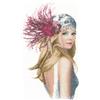 Heritage Crafts Heritage JLFL1075-E - Set per punto croce, motivo: Fleur (L), 17 x 29,5 cm