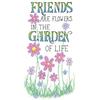 Heritage Crafts Heritage PUGL1471-E - Set per punto croce, motivo: il giardino della vita, 10,5 x 21 cm