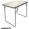Autonet Tavolino Pieghevole con Struttura in Alluminio 70x50x60 Ideale per Campeggio
