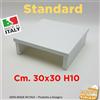 AGORA RIALZO MONITOR PC TV PIANETTO 30x30x10H APPOGGIO SUPPORTO MENSOLA RYX MULTIUSO