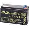 SKB BATTERIA AL PIOMBO PER ALLARME E UPS RICARICABILE SKB 12V 7,2 AH