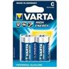 VARTA BATTERIE 1/2 Torcia Alkalina High Energy Bl 2pz Varta VARTA BATTERIE 4914 1/2 Torcia Alka