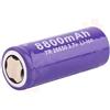 r2digital BATTERIA 26650 3,7 IONI DI LITIO 8800mAh RICARICABILE LI-ION UNIVERSALE SIGARETT