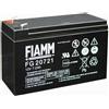 FIAMM BATTERIA FIAMM FG20721 12V 7,2A PIOMBO 7,2Ah 7a 7,5a PIOMBO ANTIFURTO UPS GRUPPO