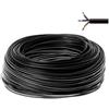 Cavo Elettrico 3x1.5 Nero 300/500v H05vv-f Neopren NEO3X1.5NE Cavo Elettrico 3x