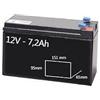 BATTERIA 12V 7AH ERMETICA RICARICABILE AL PIOMBO 12VOLT 7AH ALLARME ANTIFURTO