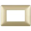 BTICINO Placca Matix 3 Moduli Gold BTICINO AM4803MGL Placca Matix 3 Moduli Gold