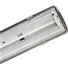 BEGHELLI Plafoniera Per Tubi Led 2x120cm Ip65 Beghelli