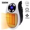 Stufa elettrica a basso consumo 500W portatile senza filo termosifone stufetta
