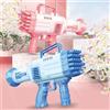 Pistola Bolle di Sapone Automatica Bubble Gun Macchina Sparabolle a Batterie