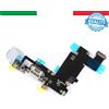 IPHONE 6S PLUS FLAT FLEX DOCK RICARICA USB MICROFONO JACK AUDIO BIANCO WHITE