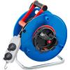 Brennenstuhl 1139941 - Avvolgicavo elettrico standard SM4-RB, 40 m, H05VV-F 3G1,5