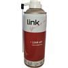 LINK Aria compressa spray bomboletta 400 ml bombola per pulizia pc pulire tastiera hq