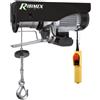 Ribimex Paranco montacarichi elettrico Ribimex 125 250 kg 500W da balcone PE125/250C/1