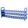 moonlab 4 - 0090 - : Provetta, 31 posti, diametro 13 mm, in polipropilene, lavabile in autoclave, 276 mm, L 65 mm B, H 110 mm, Blu