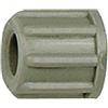RIEGLER Dado zigrinato, M10 x 1,0, per tubo 4/6 mm, pressione di lavoro max. 10 bar (20 °C) / max. 1 bar (60 °C), PP