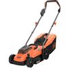 BLACK+DECKER,RASAERBA A BATTERIA 18V (FUNZIONAMENTO A 36V CON DUE BATTERIE DI 18V) UNITA' SENZA BATTERIA E SENZA CARICABATTERIE - SCOCCA 33CM - ALTEZZA DI TAGLIO REGOLABILE - CESTO 35LT . BCMW3318N-XJ