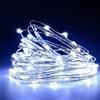 wisdom Luci di Natale catena da 600 microled spina 31V esterno cavo rame 30mt 8 giochi